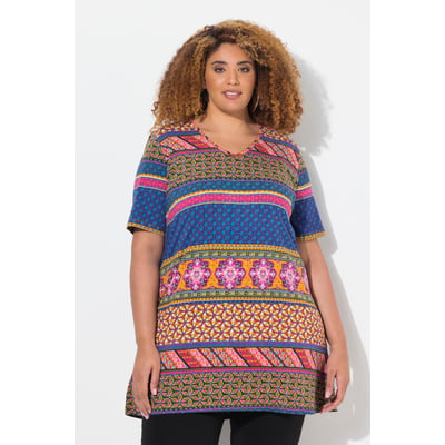 T-shirt long, coupe évasée ULLA POPKEN
