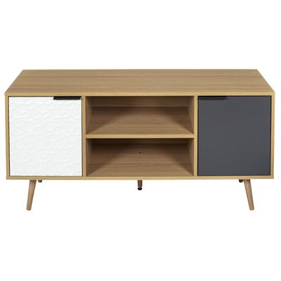 Meuble TV Swen 2 portes et 2 niches THE HOME DECO FACTORY