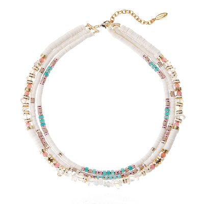 Collier multirang avec perles et sequins TRION HIPANEMA