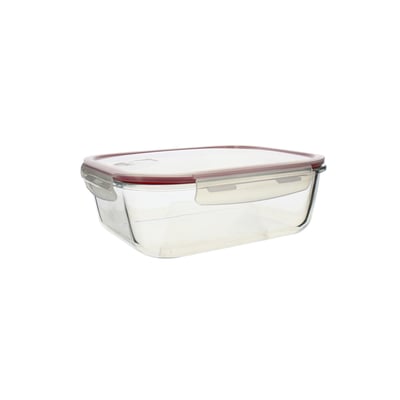 Boîte hermétique rectangulaire 2260ml en verre, CLÉMENTINE MENASTYL