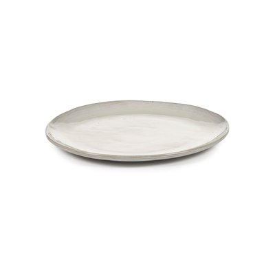 Assiette Plate Taille L La Mère En Grès Blanc Ø25 Cm SERAX