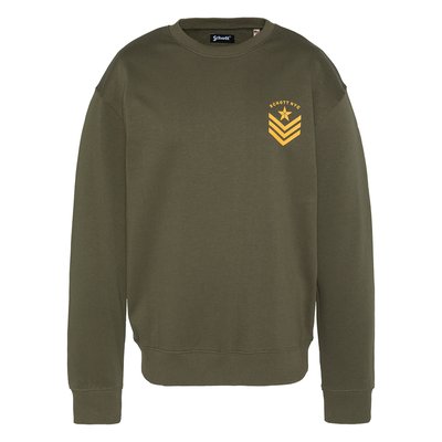 Sweatshirt imprimé army col rond SCHOTT