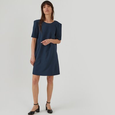 Vestido slip corto, cuello redondo delante LA REDOUTE COLLECTIONS