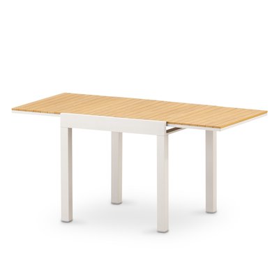 Table à manger, extensible, aluminium, OSAKA DEFORA HOME