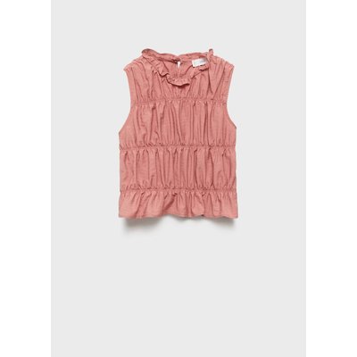 Top lin détails froncés MANGO KIDS