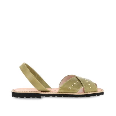 Sandales plates en cuir AVARCA ROCK UNISEX MINORQUINES