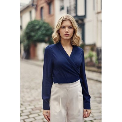 Blouse fluide cache-cœur, manches longues, BEA LA PETITE ETOILE
