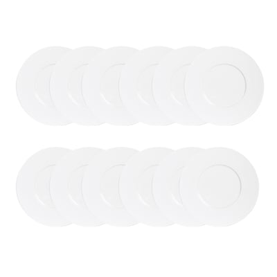 Maxi lot de 12 assiettes à desserts   23 cm-ZEN TREND'UP