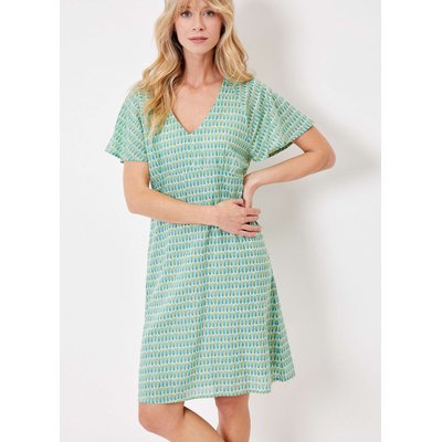 Robe ajustée voile de coton bio imprimée JOSEFA LA FIANCÉE