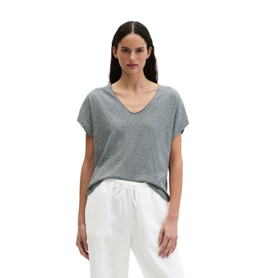 T-shirt loose en jersey slub MARC O'POLO