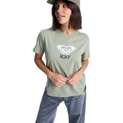 T-Shirt, manches courtes, col rond, Floral. ROXY