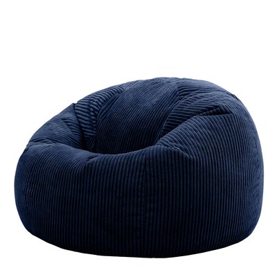 Pouf classique velours côtelé Oeko-Tex® - KINGSTON ICON