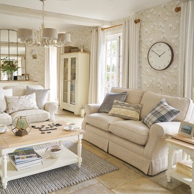 Papier peint Fleurs Magnolia Grove LAURA ASHLEY