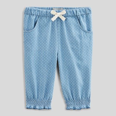 Pantalon imprimé en chambray BOUT'CHOU