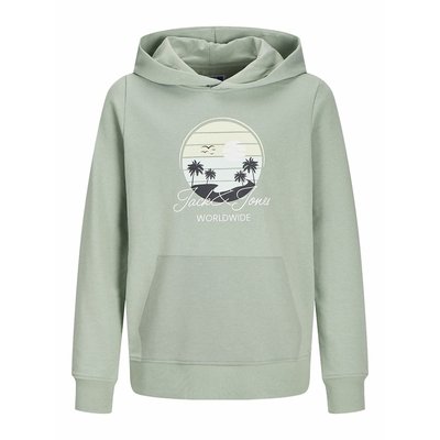 Kapuzen-Sweatshirt mit Print vorne JACK & JONES JUNIOR