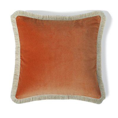 Housse de coussin velours de coton RIVA FEBRONIE