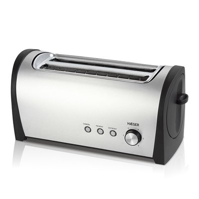 Torradeira HAEGER DESAYUNO PLUS, 1400W em Inox, da HAEGER HAEGER