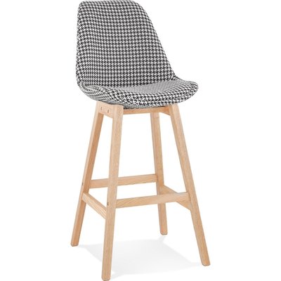 Tabouret de bar bois, tissu, Moriss KOKOON DESIGN