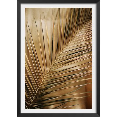 Affiche déco golden palm HEXOA