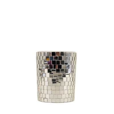 Bougie parfumée à facettes miroir 510g, boite cadeau ORNAMI