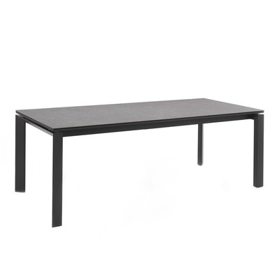 Table de jardin à rallonge Bettini 280x100cm gris anthracite GESCOVA
