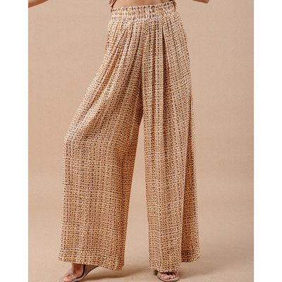 Pantalon large imprimé Masha GRACE & MILA
