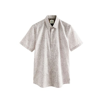 Chemise à manches courtes imprimée coupe NEXT