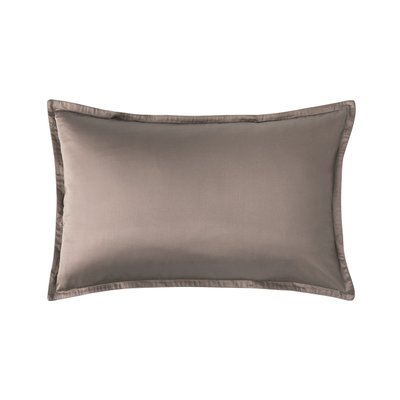 Taie d'oreiller unie en satin de coton bio, TEOPHILE ALEXANDRE TURPAULT