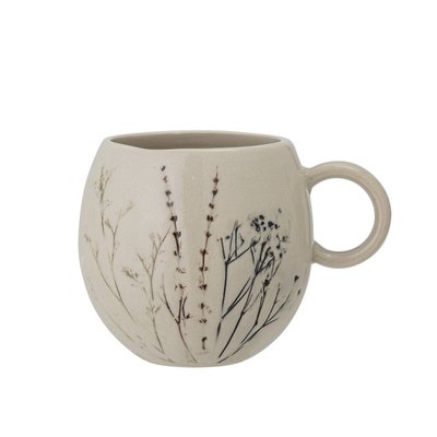 Mug céramique peinte fleurs Bmoomingville BEA BLOOMINGVILLE