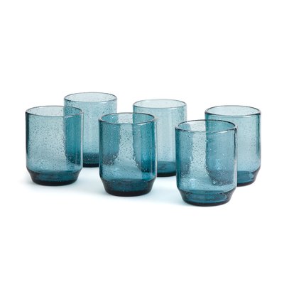 Lot de 6 gobelets en verre bullé, Faraji LA REDOUTE INTERIEURS
