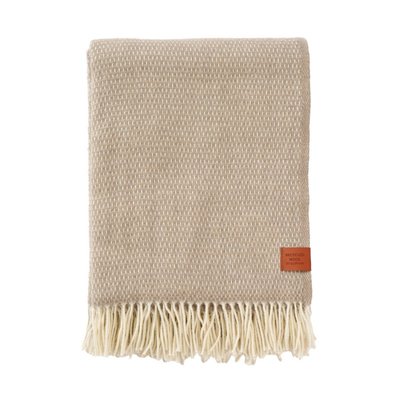 Plaid laine mérinos doux  Hugo KLIPPAN