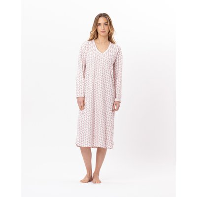 Chemise de nuit longue en coton AURORE 811 LE CHAT