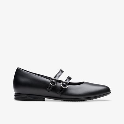 Ballerines Cuir cireux FINJA BAR Y CLARKS