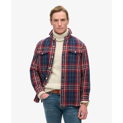 The Merchant Store - Chemise épaisse à carreaux SUPERDRY