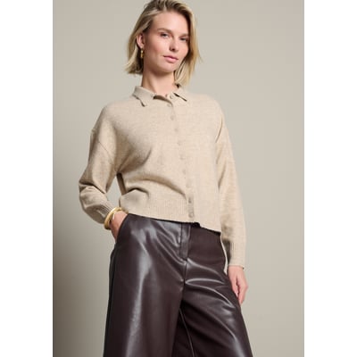 Cardigan à col polo LOLALIZA