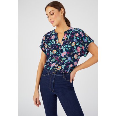 Chemisier crépon en fibres pure viscose DAMART