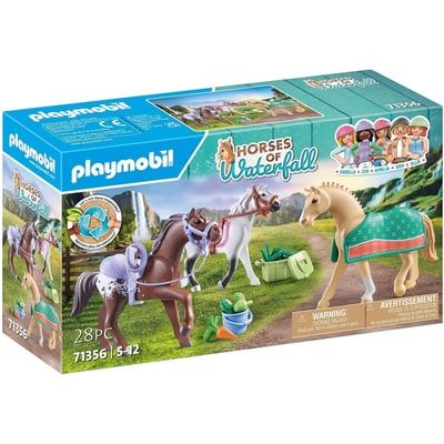 3 chevaux : Morgan, Quarter Horse & Shagya PLAYMOBIL