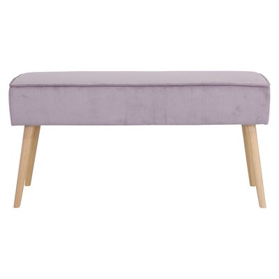 Banc velours côtelé lilas Popy ZAGO