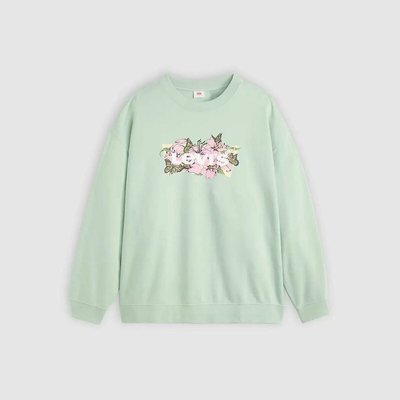 Sweat de gola redonda com logótipo LEVI’S PLUS