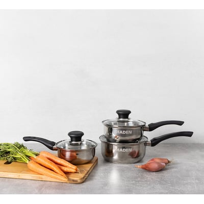 3-Piece Day To Day Saucepan Set HADEN