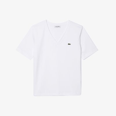 T-shirt met V-hals LACOSTE