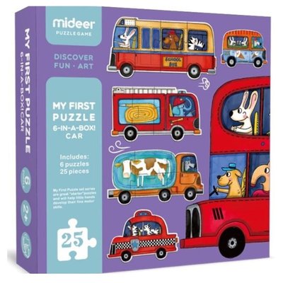 Mon 1er puzzle véhicules MIDEER