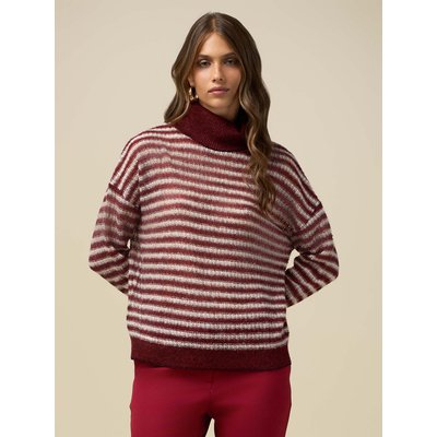 Pull à col roulé réalisé en doux FIL mélangé de laine et alpaga OLTRE