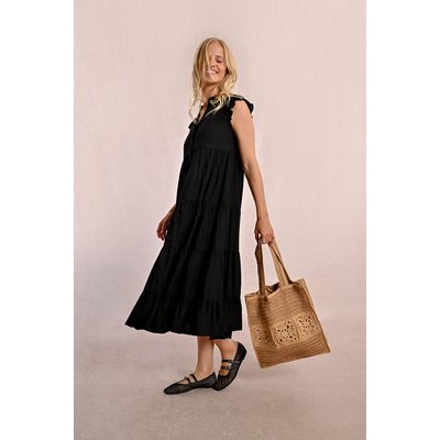 Sac cabas en paille ajouré MOLLY BRACKEN