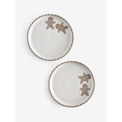 Assiette à dessert pain d'épices, lot de 2 NEXT