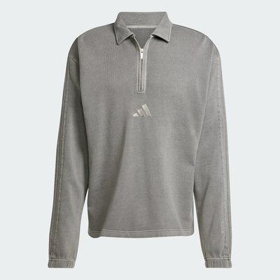 Sweat-shirt demi-zip délavé en tissu éponge All SZN ADIDAS SPORTSWEAR