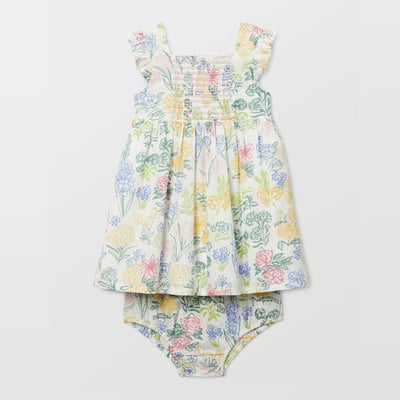 Robe avec bloomer imprimés en coton BOUT'CHOU