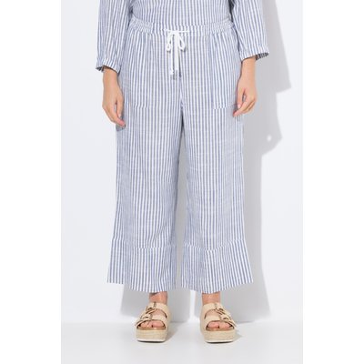 Jupe-culotte Rose en lin mélangé à fines ULLA POPKEN