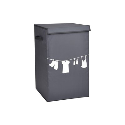 Panier à linge pliant avec couvercle CALICOSY
