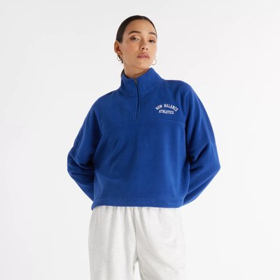 Graphic Polar Fleece Half Zip col montant manches longues. NEW BALANCE